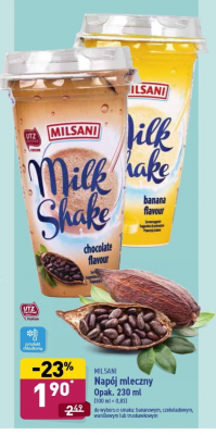 Nap贸j mleczno-truskawkowy Milsani milk shake promocja