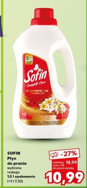 Płyn do prania color protection SOFIN COMPLETE CARE promocja