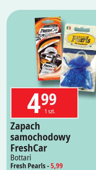 Zapach do samochodu fresh pearls niebiskie promocja