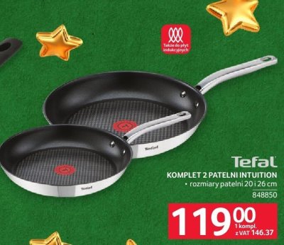 Komplet 2 patelni Intuition różniący patelni 20 i 26 cm promocja w Selgros