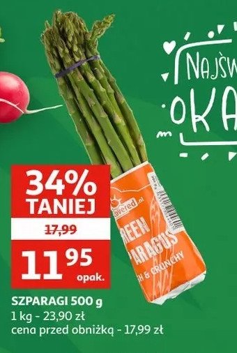 Szparagi zielone promocja