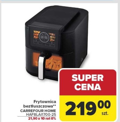 Frytownica beztłuszczowa CARREFOUR HOME HAF8LAI1700-25 promocja w Carrefour Market