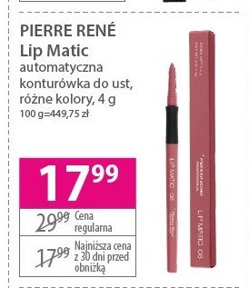 Kredka do ust 11 Pierre rene lip matic promocja