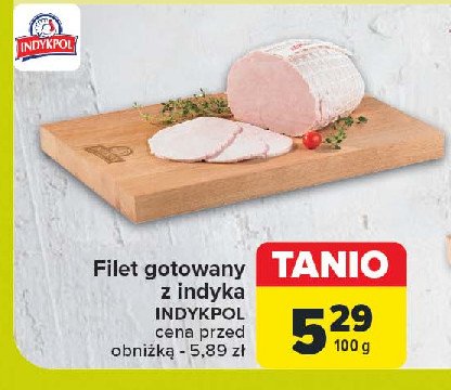 Filet z indyka Indykpol promocja w Carrefour