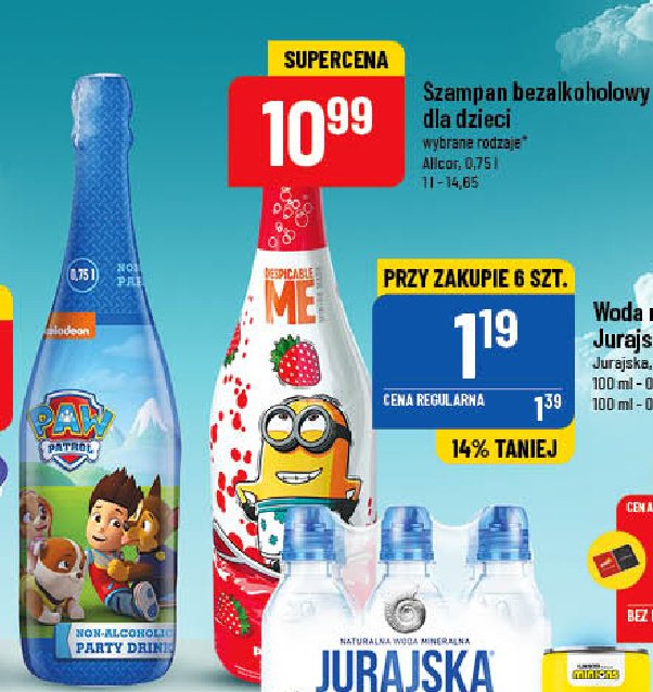 Szampan dla dzieci truskawkowy minionki Vitapress promocja