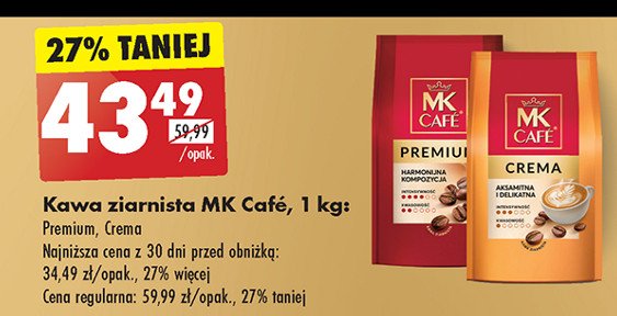 Kawa Mk cafe promocja w Biedronka
