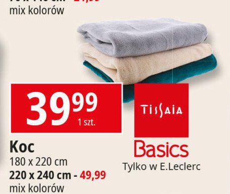 Koc 180 x 220 cm Tissaia promocja