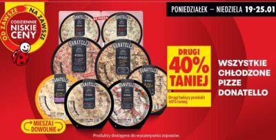 Pizza chłodzona Donatello promocja w Biedronka
