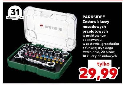 Zestaw kluczy nasadowych Parkside promocja w Kaufland