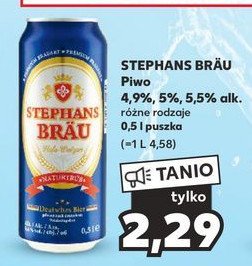 Piwo Stephans brau schwarz promocja
