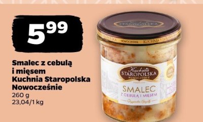 Smalec z cebulą i mięsem Kuchnia Staropolska Nowocześnie promocja w Netto