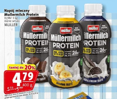 Napój mleczny Müllermilch Protein promocja w Prim Market