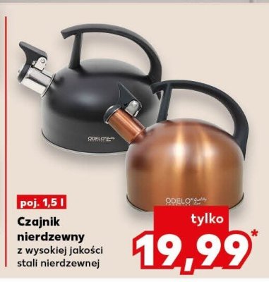 Czajnik nierdzewny z wysokiej jakości stali nierdzewnej promocja w Kaufland