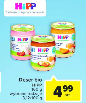 Truskawki i maliny z jogurtem Hipp owocowy duet promocja