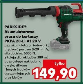 Pistolet do kartuszy 20v Parkside promocja w Kaufland