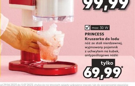 Kruszarka do lodu Princess promocja