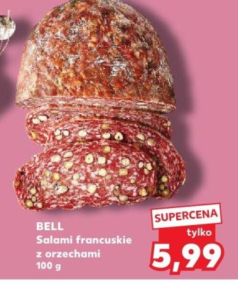 Salami francuskie z orzechami promocja w Kaufland