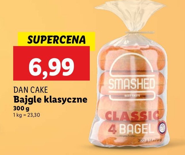 Bajgle classic Dan cake promocja w Lidl