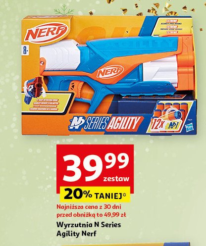 Wyrzutnia agility Nerf promocja w Auchan