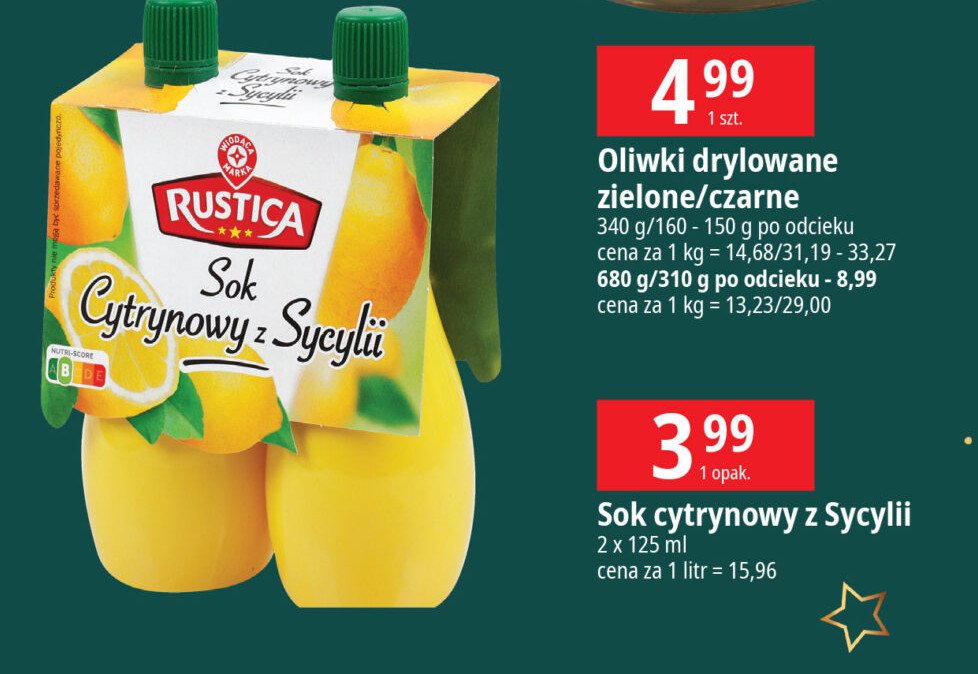 Cytrynki Wiodąca marka rustica promocja w Leclerc