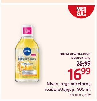 Płyn micelarny rozświetlający Nivea promocja w Rossmann