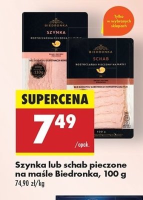 Schab roztoczański pieczony na maśle Biedronka promocja