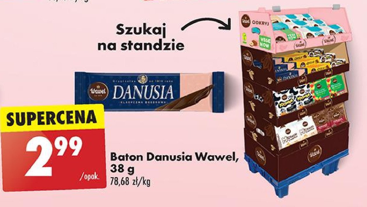 Baton classic Wawel danusia promocja w Biedronka