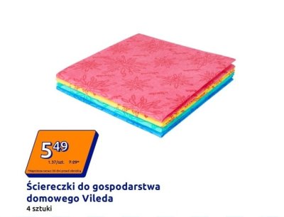 Ściereczki do gospodarstwa domowego Vileda promocja w Action