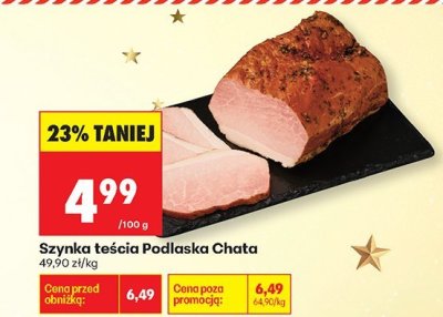Szynka teścia Podlaska Chata promocja w Biedronka