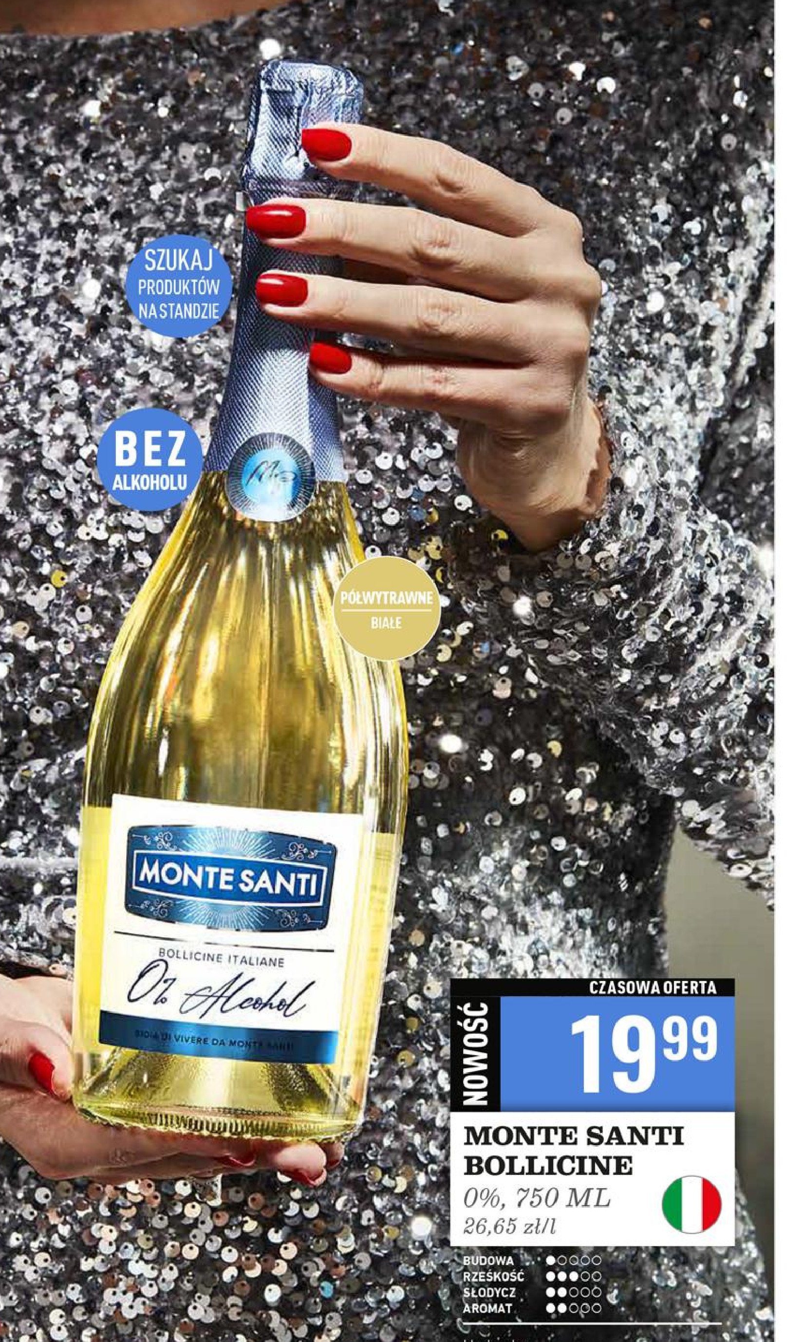 Wino Monte santi 0% promocja