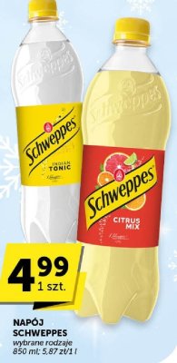 Napój Schweppes wybrane rodzaje 850 ml promocja w Groszek