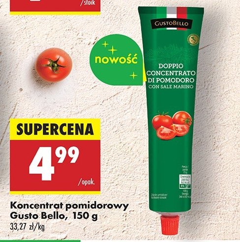 Koncentrat pomidorowy Gustobello promocja w Biedronka