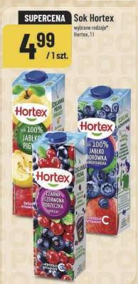 Sok wybrane rodzaje Hortex promocja w POLOmarket