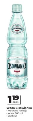 Woda Cisowianka promocja w Odido