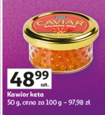 Caviar keta promocja w Auchan