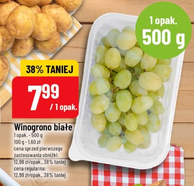 Winogrono białe promocja w POLOmarket