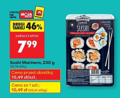 Sushi Marinero promocja w Biedronka