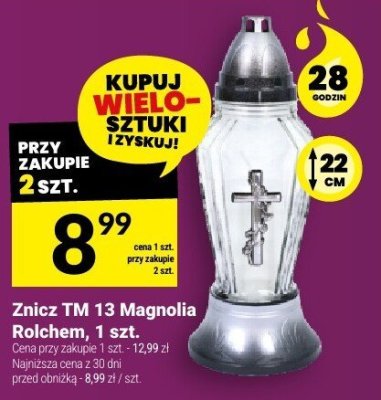 Znicz TM 13 Magnolia Rolchem, 1 szt. promocja w Twój Market