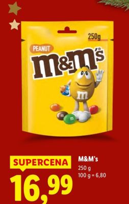 M&M's czekolada 250g promocja w Lidl