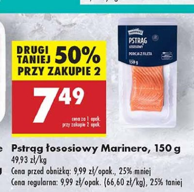 Pstrąg łososiowy Marinero promocja
