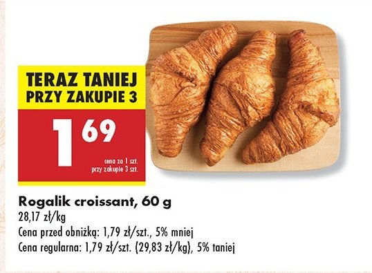 Croissant ma艣lany promocja