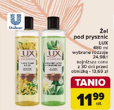 Żel pod prysznic ylang & cica Lux botanicals promocja