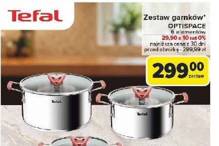 Zestaw granków optispace Tefal promocja