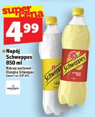 Napój Schweppes 850 ml Orangina Schweppes promocja w TOPAZ