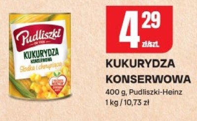 Kukurydza konserwowa Pudliszki-Heinz promocja w Chorten