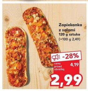 Zapiekanka z salami promocja w Kaufland