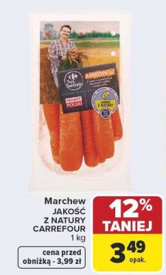 Marchew promocja w Carrefour