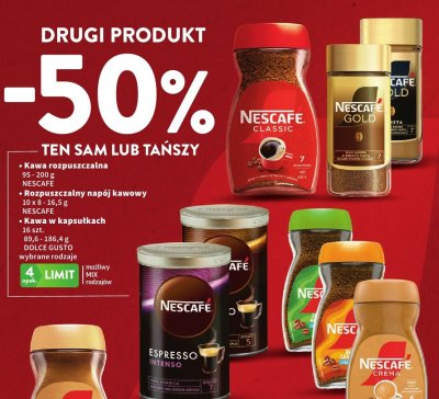 Kawa w kapsułkach DOLCE GUSTO wybrane rodzaje promocja w Intermarche