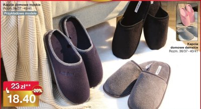 Kapcie domowe męskie promocja w Woolworth