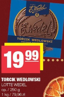 Torcik wedlowski Wedel promocja w SPAR